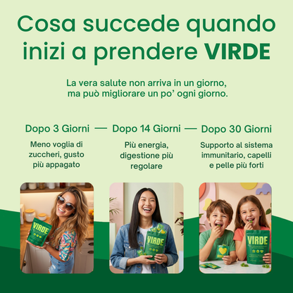 VIRDE - Il Tuo Fabbisogno Giornaliero di Verdure in Caramelle
