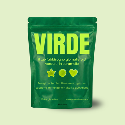 VIRDE - Il Tuo Fabbisogno Giornaliero di Verdure in Caramelle