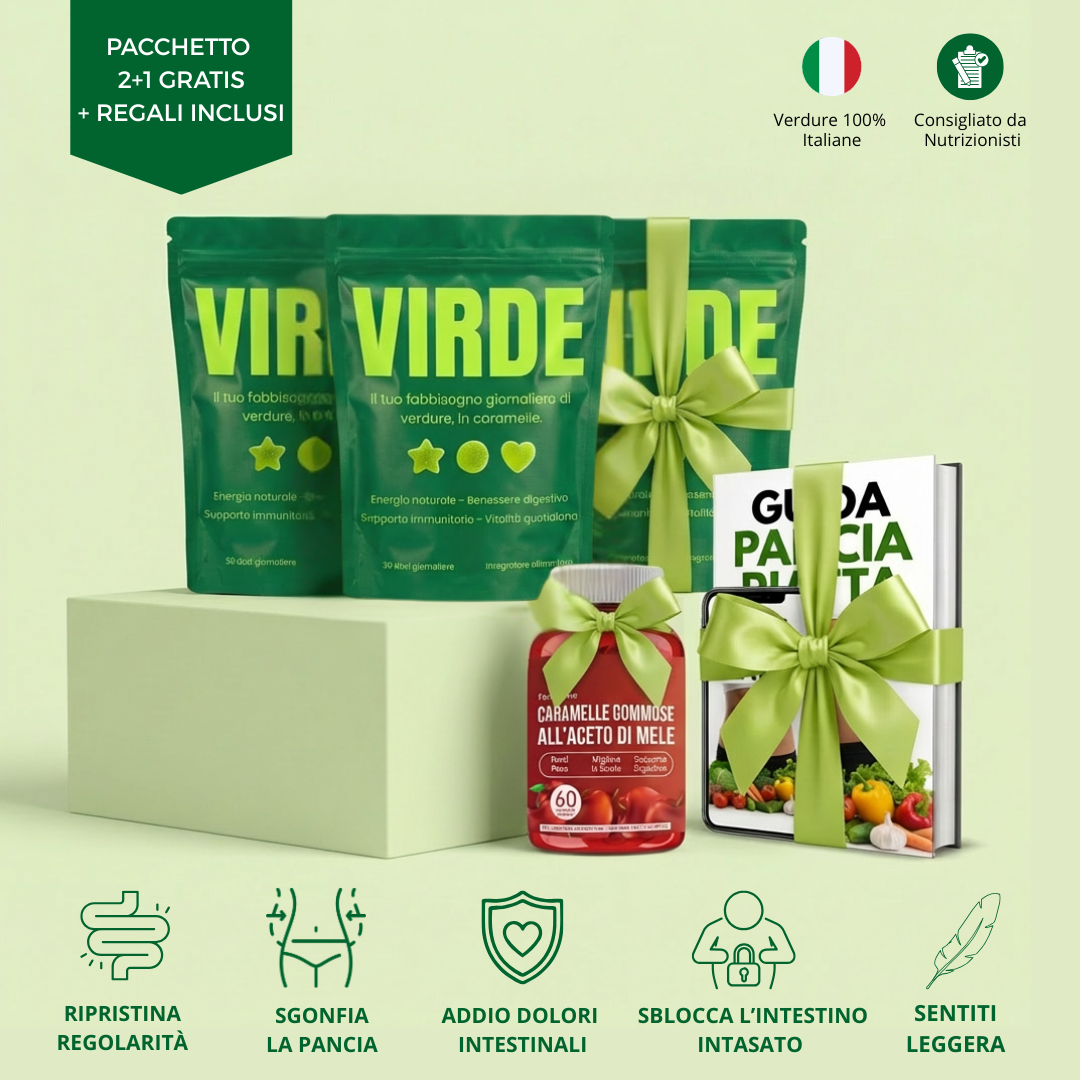 VIRDE - La Formula Completa Per Riattivare L'Intestino e Sgonfiare La Pancia