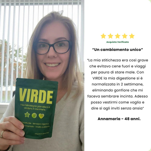 VIRDE - La Formula Completa Per Riattivare L'Intestino e Sgonfiare La Pancia